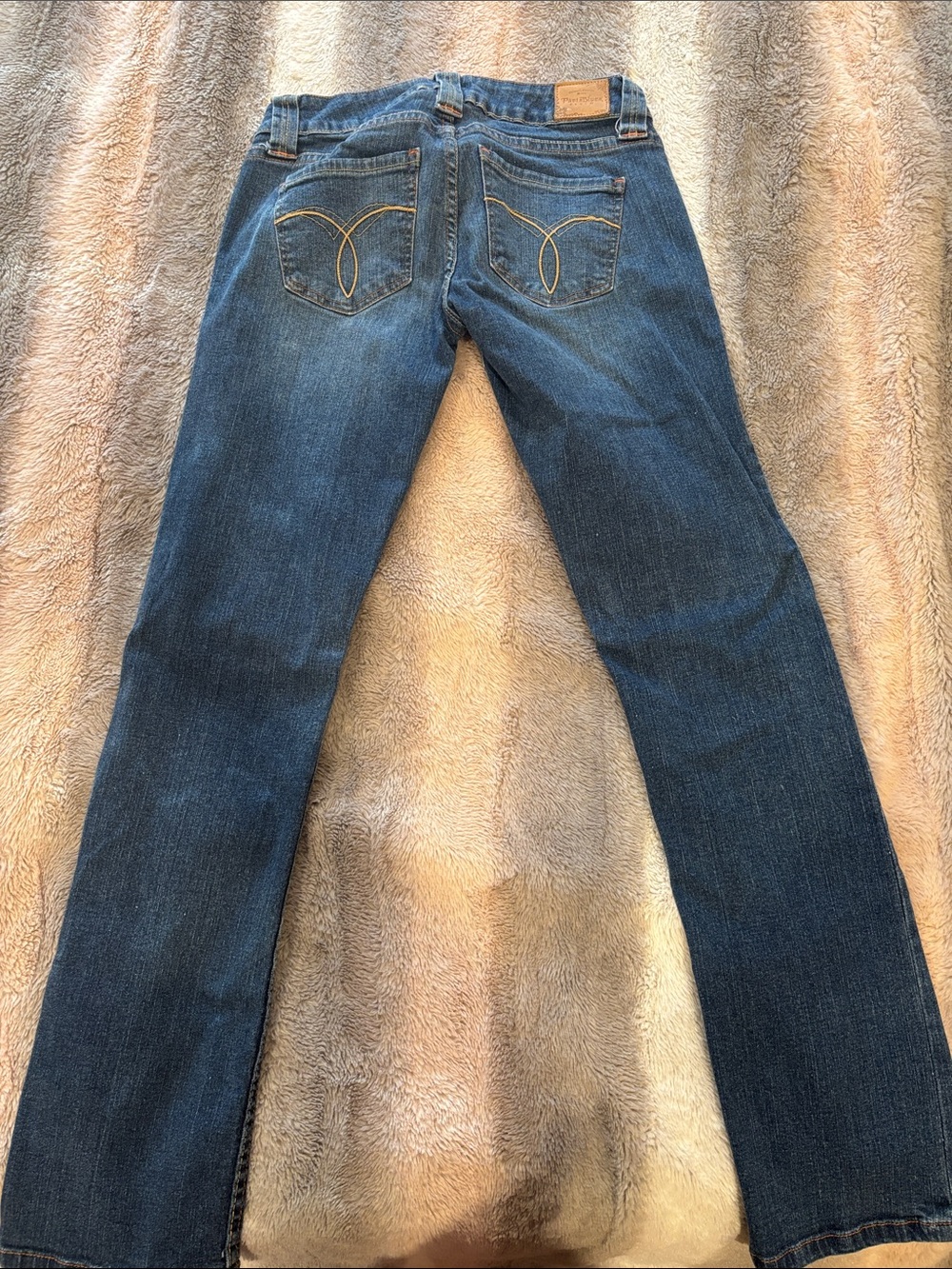 ParisBlues Jeans Women's Dark Blue Straight-Leg Jeans